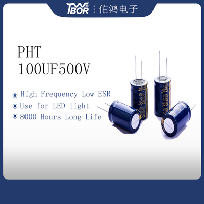 Tụ điện ánh sáng LED 100uF500V 22x35mm