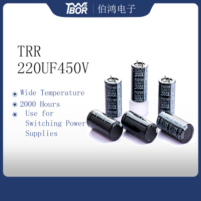 220UF450V Snap trong chuyển mạch Tụ điện 20% Dung sai