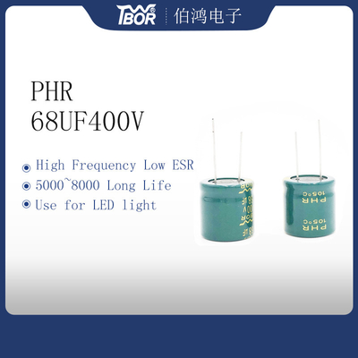 Tụ đèn LED loại xuyên tâm 68UF400V