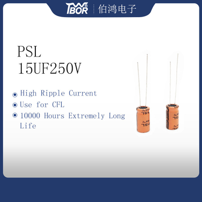 Tụ điện tuổi thọ cao CFL 10000 giờ 15uF250V ISO9001 RoHS