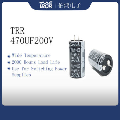 25X30MM Snap trong Tụ điện 470UF200V Chuyển mạch nguồn Tụ điện