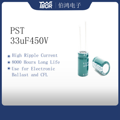 Tụ điện hiện tại có độ gợn sóng cao TW BOR 33uF 450V