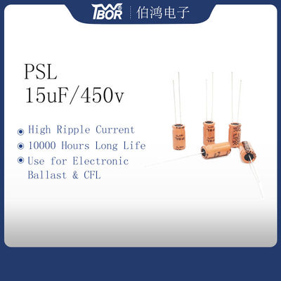 PSL 15uF450V Biến tần Tụ điện dẫn điện hướng tâm 13X25MM