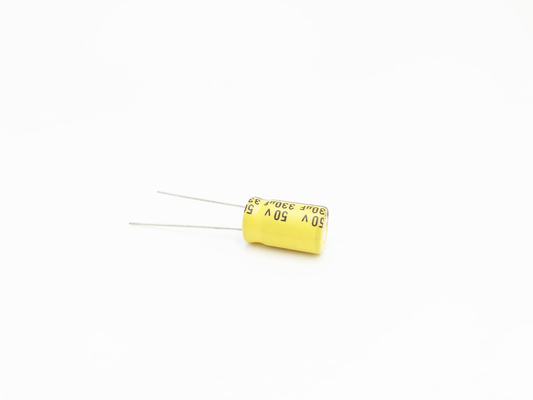 Tụ nhiệt độ cao 330UF50V Tụ điện loại dẫn hướng tâm 10x16mm