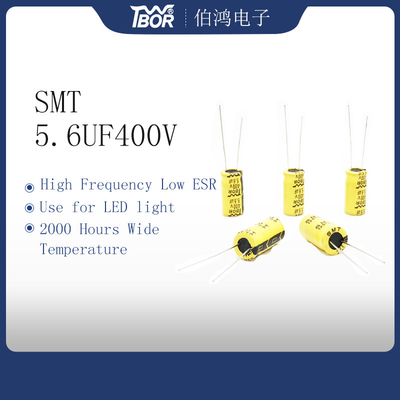 Tụ điện tần số cao ISO9001 RoHS 5.6UF400V cho đèn LED