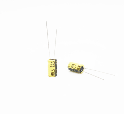 Tụ điện nhiệt độ cao ESR thấp Tụ điện điện phân dẫn hướng tâm 56UF35V