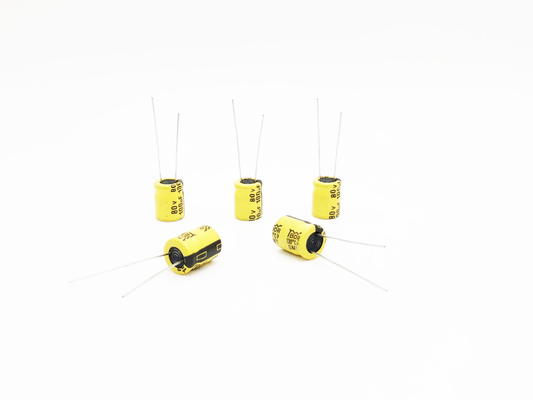Tụ điện điện phân nhiệt độ cao TW BOR 100UF80V 10X13mm