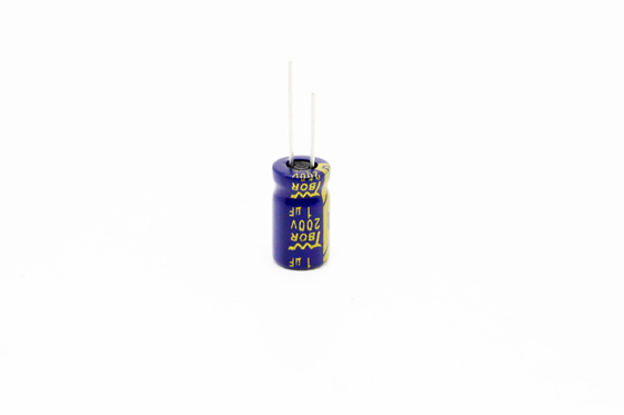 Tụ điện nhôm ESR thấp 1UF200V 6.3x11mm 8000 giờ