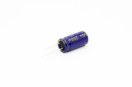 Tụ điện nhôm ESR thấp 10uf250v 8x16mm