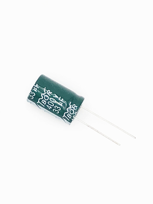 Tụ điện xuyên tâm 33UF400V 16x25 10000 giờ Tuổi thọ cực cao