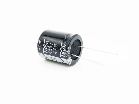 Tụ điện thu nhỏ 47UF 450V 22X25MM Loại dẫn hướng tâm 20% Dung sai