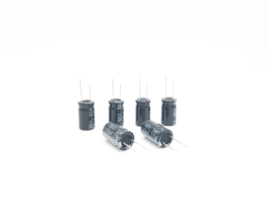 Tụ điện nhôm xuyên tâm SMR 220UF 50V 10X17MM