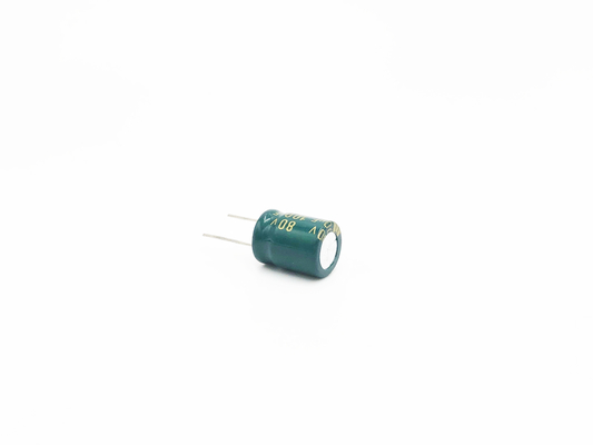 5000 giờ Tụ điện ánh sáng LED 100UF80V 10X20MM ISO14001