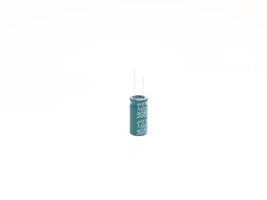 Tụ điện điện phân xuyên tâm màu xanh lá cây 8.2UF400V 10X20mm TW BOR