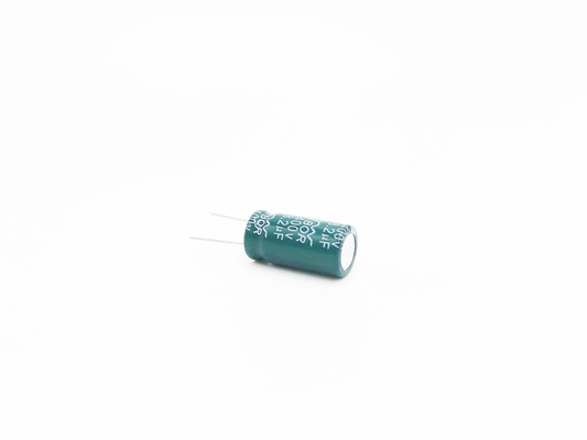 Tụ điện điện phân xuyên tâm màu xanh lá cây 8.2UF400V 10X20mm TW BOR