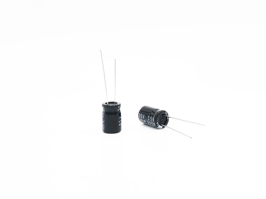 Tụ điện thu nhỏ TW BOR 330UF35V 10X15mm Tụ điện xuyên tâm