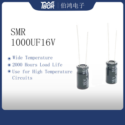 Mạch nhiệt độ cao Tụ điện thu nhỏ 1000UF16V 10X16mm