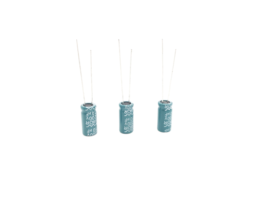 Tụ điện nhôm PST 10UF 200V 8x12mm Xanh lục