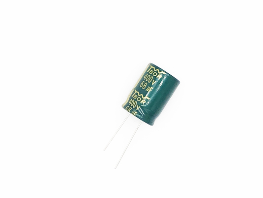 ISO9001 18x30mm 5000 giờ Tụ điện dẫn điện hướng tâm 68UF 400V