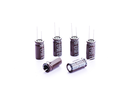 Tụ điện xuyên tâm 5,6uF 400v 10x16mm Dòng gợn sóng cao