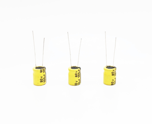 Tụ điện ánh sáng LED điện phân hướng tâm 100UF80V 10x13mm
