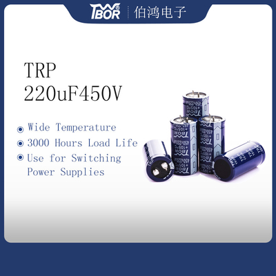 Nhôm 30x35mm 220uf 450v Tụ chống cháy nổ ISO9001