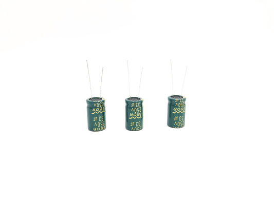 Tụ điện nhôm xuyên tâm 13x20mm 33UF250V