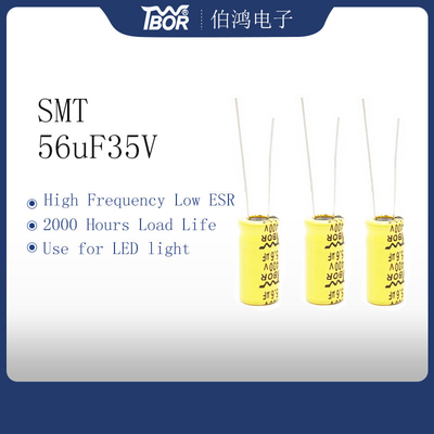 Tụ điện cao tần điện phân ESR thấp 6.3x11mm 56uF 35V