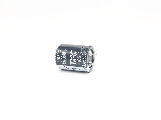 6800UF100V 25x30mm Bám vào Tụ điện UPS Chuyển nguồn Nguồn cung cấp