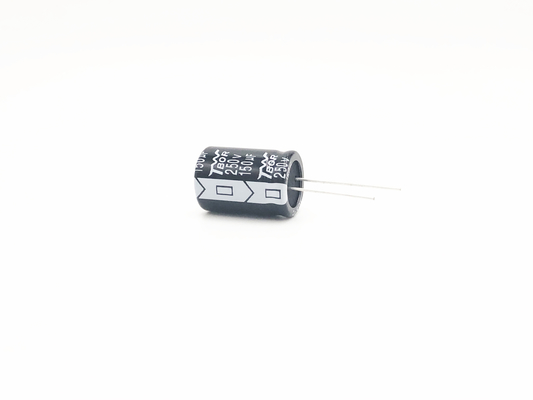 150UF250V 18x25mm Mạch nhiệt độ cao Tụ điện Công suất quang điện