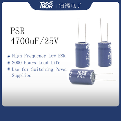 Tụ điện phân cực 18x25mm Tụ điện chuyển đổi điện ISO9001